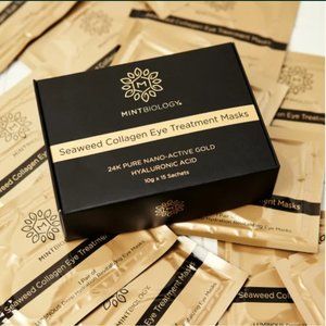 Anti-Aging 24K Nano-Gold Marine Collagen Eye Masks